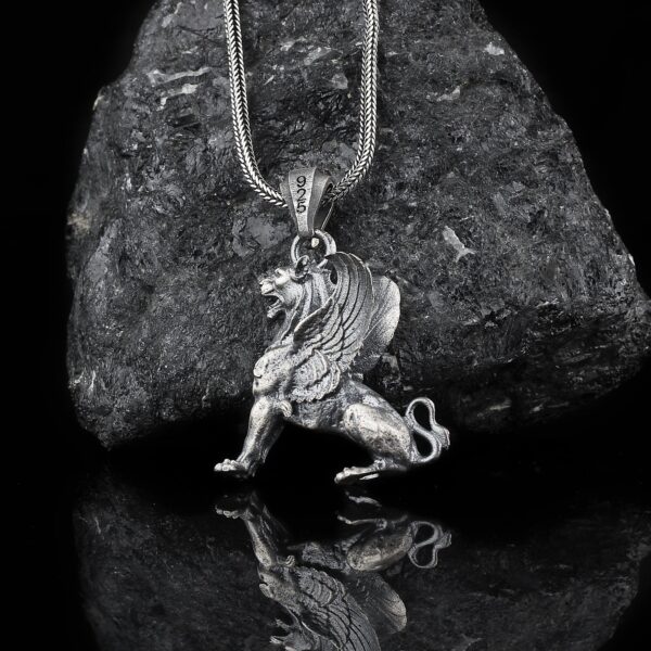 Griffin Necklace Sterling Silver - Image 2