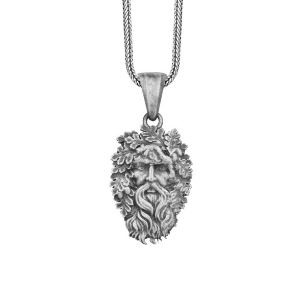 Greenman Necklace Sterling Silver - Image 4