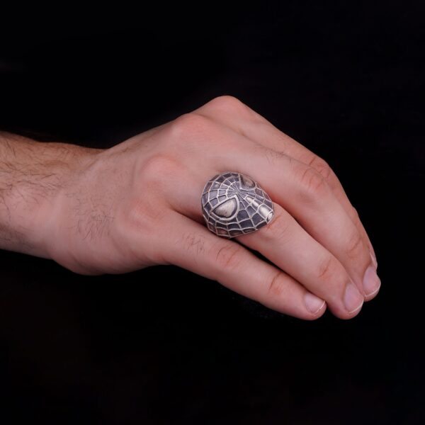 Spiderman Ring Sterling Silver - Image 6