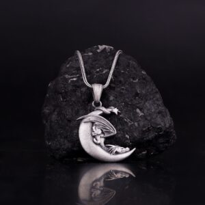 Moon Dragon Necklace
