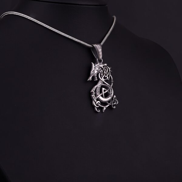 Dragon Necklace Sterling Silver - Image 3